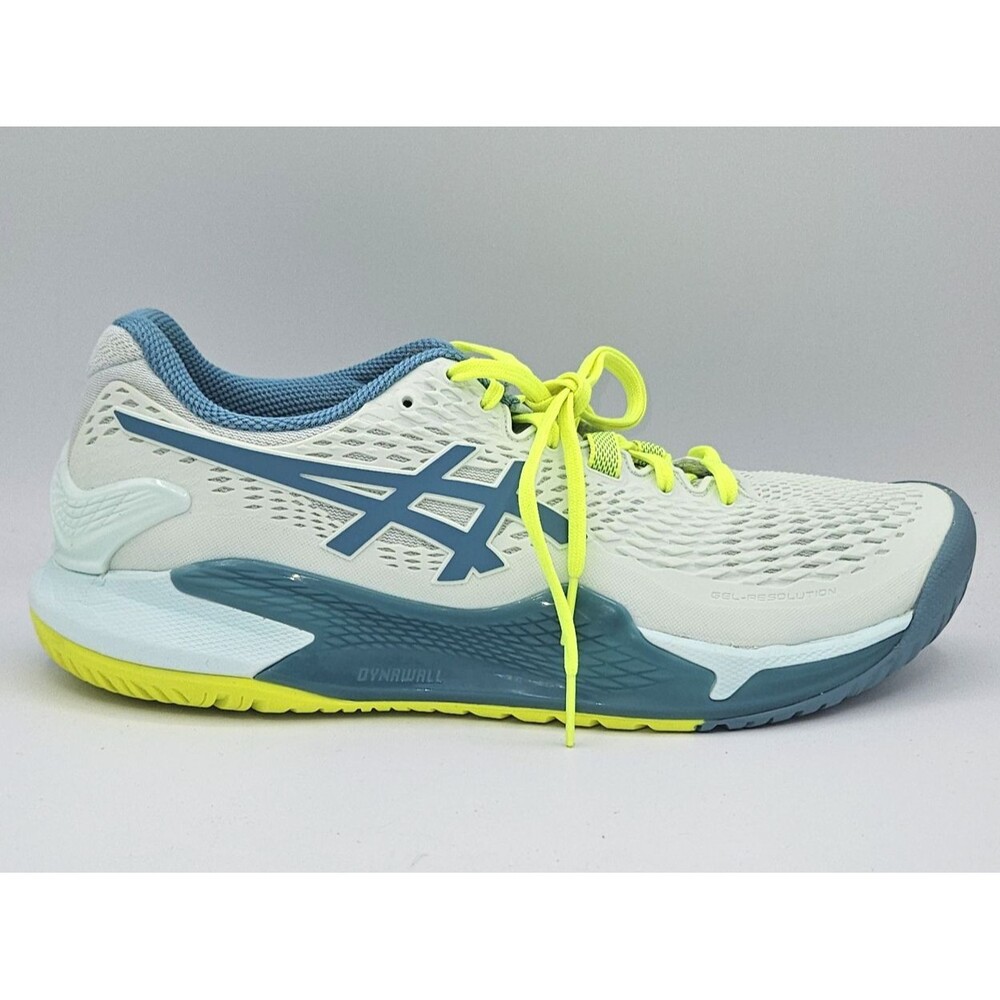 ASICS Gel Resolution 9 Women's Size 11 Soothing Sea Gris Blue Tennis Shoes